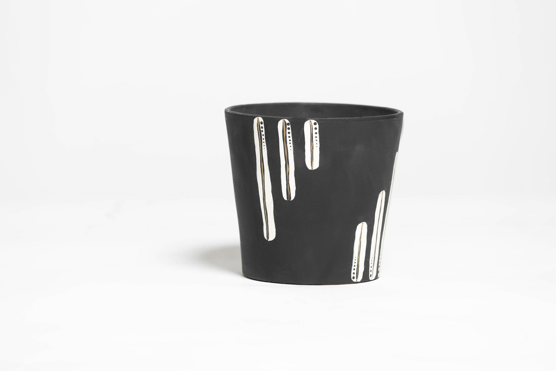 black and gold plant pot Black and Gold Planter – Leigh Studio